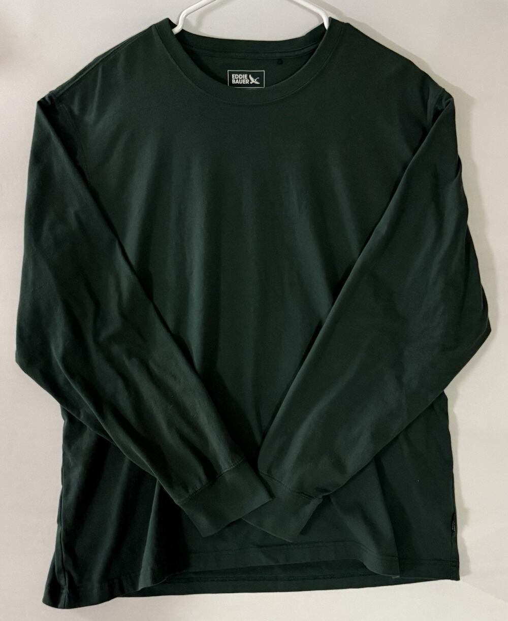 Eddie Bauer Men’s Green Long Sleeve T-Shirt Size XL A131